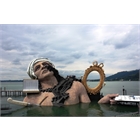 thumbnail Opera André Chénier - Sets on Lake Constance - All parts in contact with water are in Acrystal Aqua - Designed by La Mimesi - Berlin