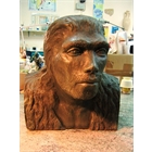 thumbnail Busto del Hombre de Tautavel - Moldura del Centro Europeo de Investigaciones Prehistóricas de Tautavel - 450.000 años